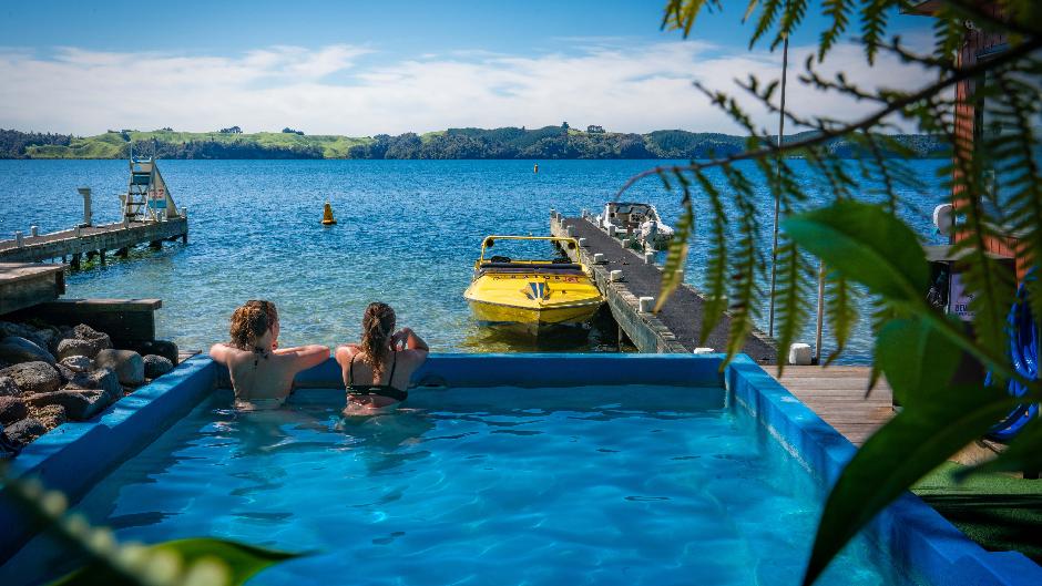 Experience a thrilling Jet Boat ride followed by a relaxing soak in the Manupirua Hot Springs pools.